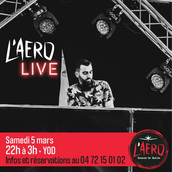 SAMEDI 5 MARS YOD BACK IN TIME à L'AERO !